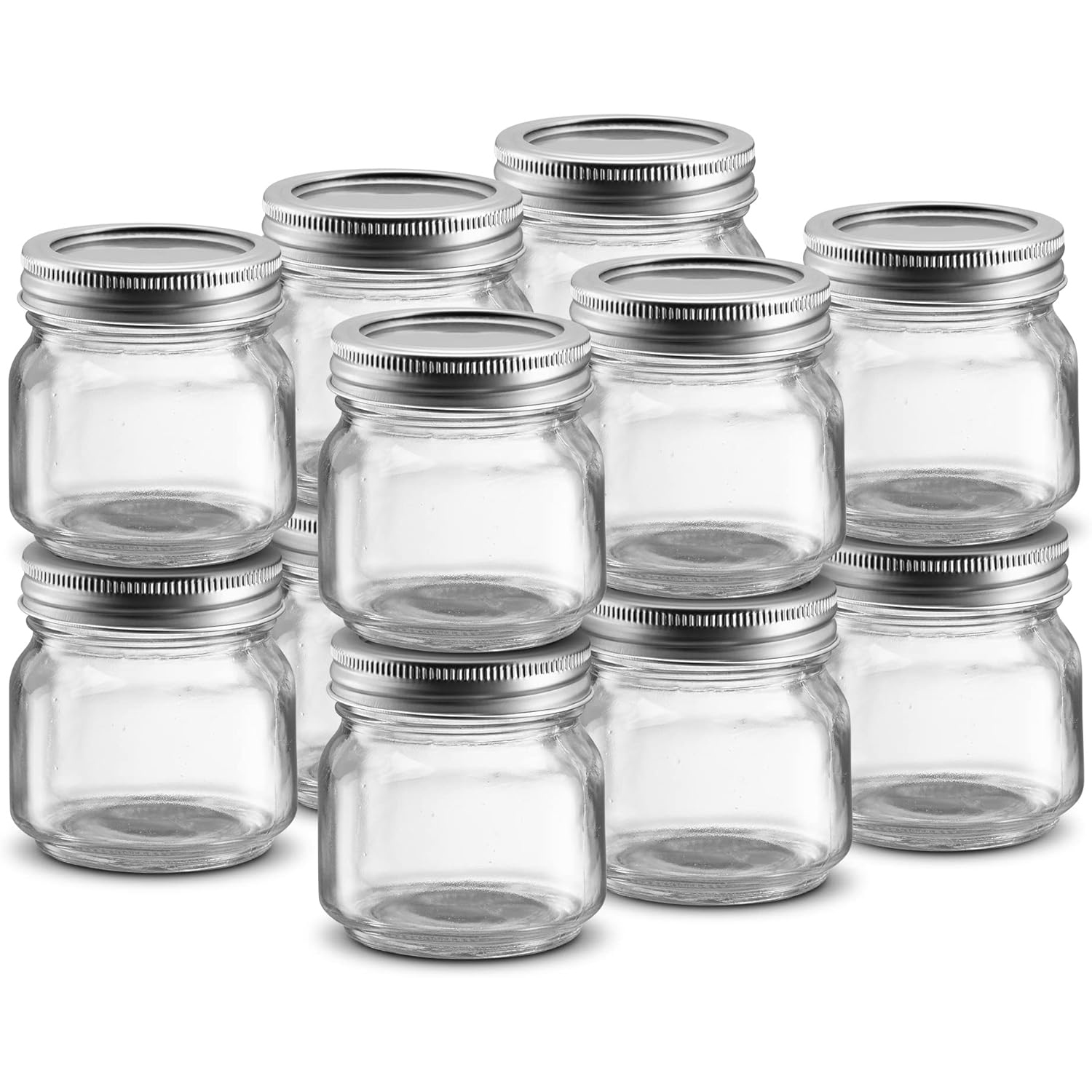 Mason Jar 8Oz - Mason Jars 8oz Regular Mouth Glass