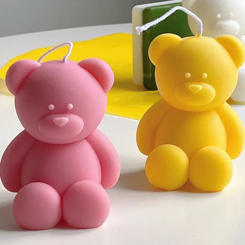 3D Cute Cartoon Bear Silicone  - Candle Supplies Kit ulasan dan harga