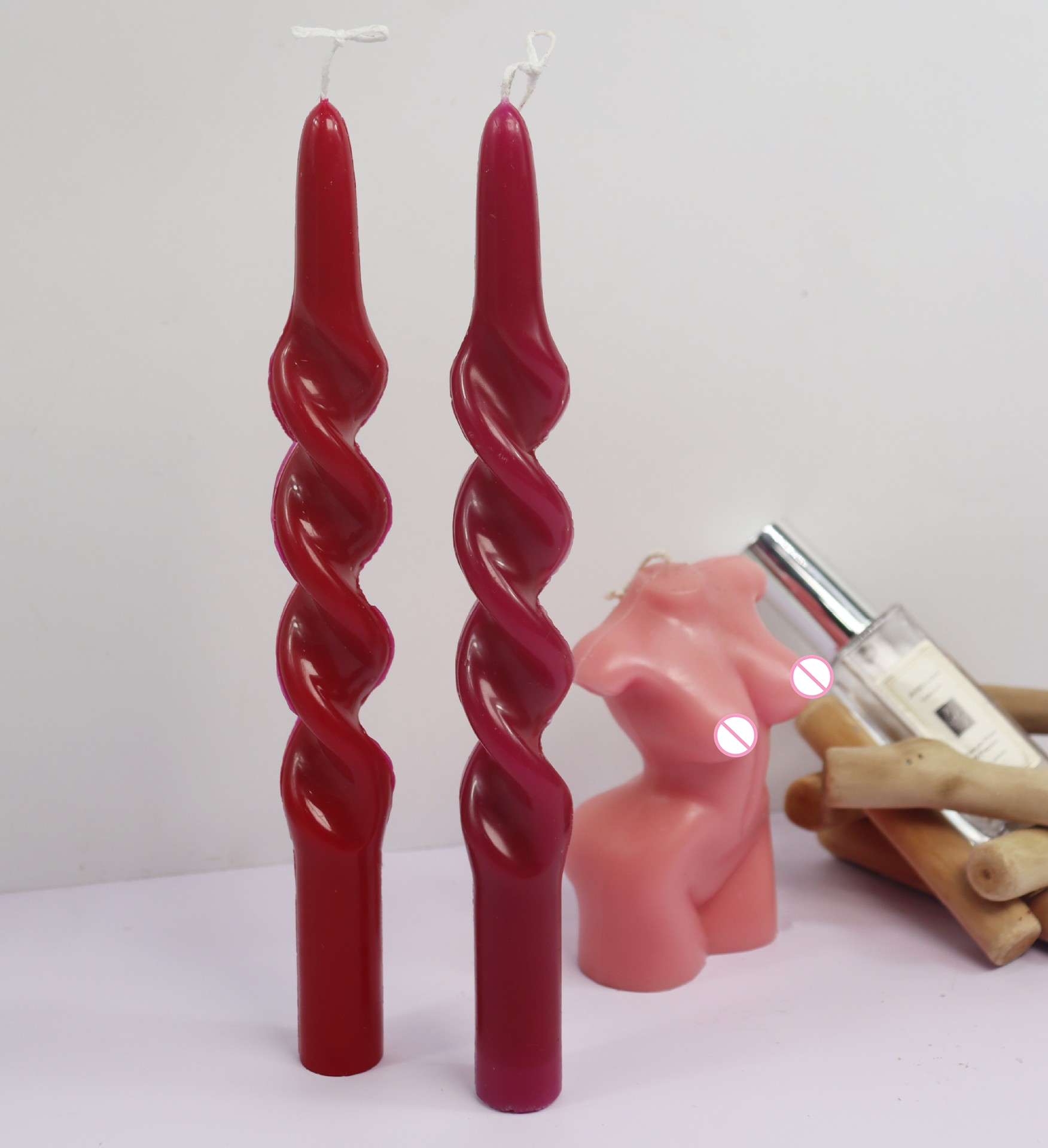 Twisted Stripe Column Acrylic  - Candle Supplies Kit ulasan dan harga