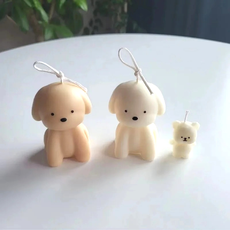 3D Puppy Scented Candle Silico - Candle Supplies Kit ulasan dan harga