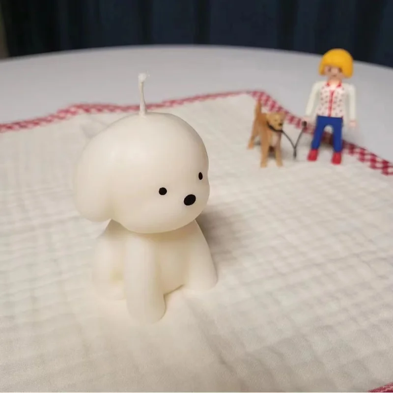 3D Puppy Scented Candle Silico - Candle Supplies Kit ulasan dan harga