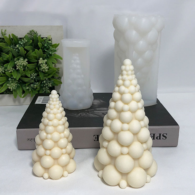 3D Bubble Christmas Tree Silic - Candle Supplies Kit ulasan dan harga