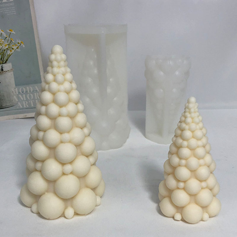 3D Bubble Christmas Tree Silic - Candle Supplies Kit ulasan dan harga