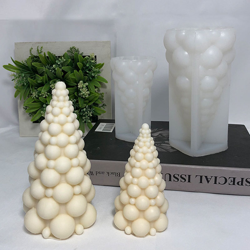 3D Bubble Christmas Tree Silic - Candle Supplies Kit ulasan dan harga