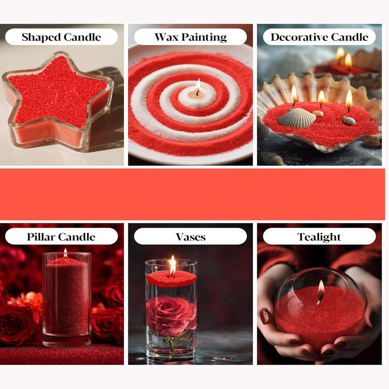100G Green White Red Sand Pear - Candle Supplies Kit ulasan dan harga