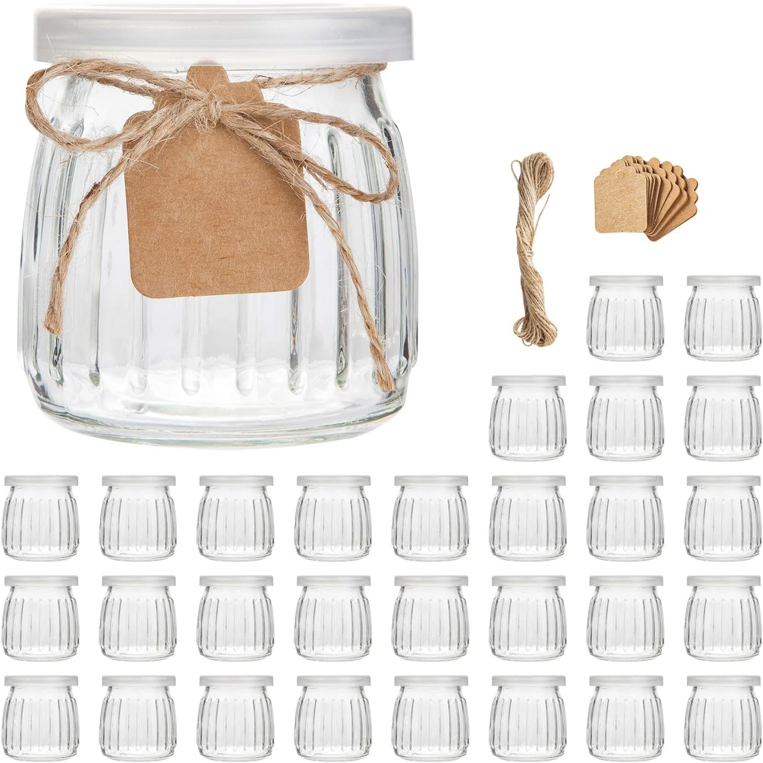 4 oz Clear Yogurt Jars With PE - Mason Jar 8Oz ulasan dan harga
