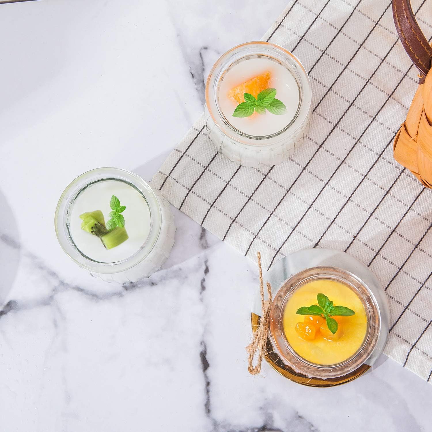 4 oz Clear Yogurt Jars With PE - Mason Jar 8Oz ulasan dan harga