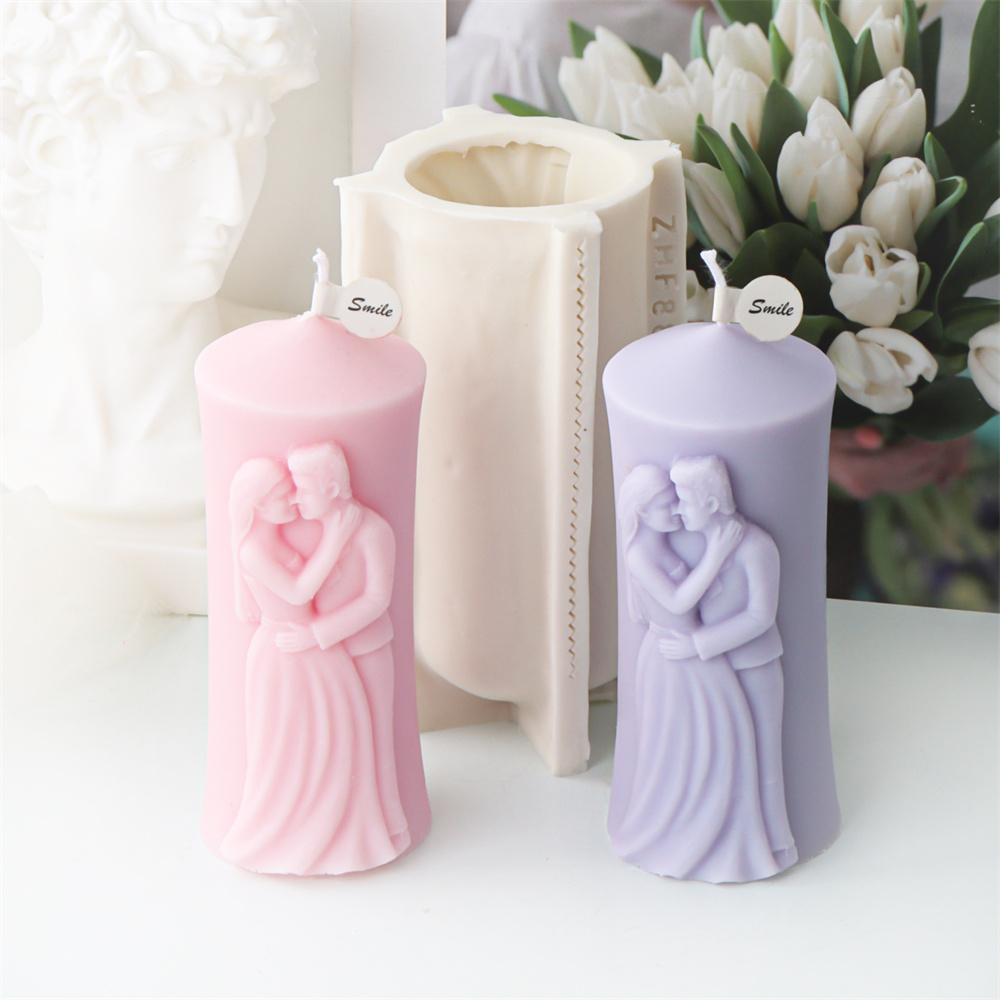 Man and Woman Pillar Silicone  - Candle Supplies Kit ulasan dan harga