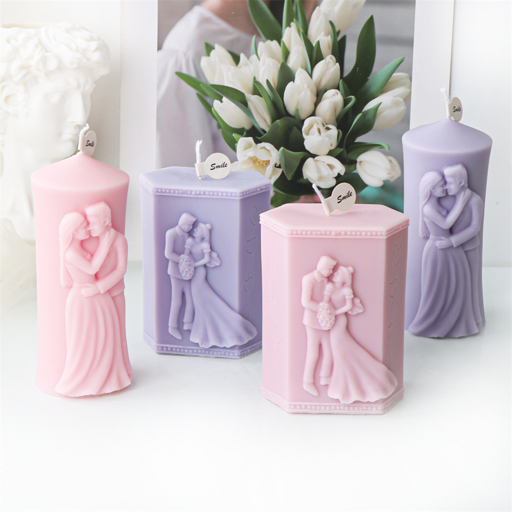 Man and Woman Pillar Silicone  - Candle Supplies Kit ulasan dan harga
