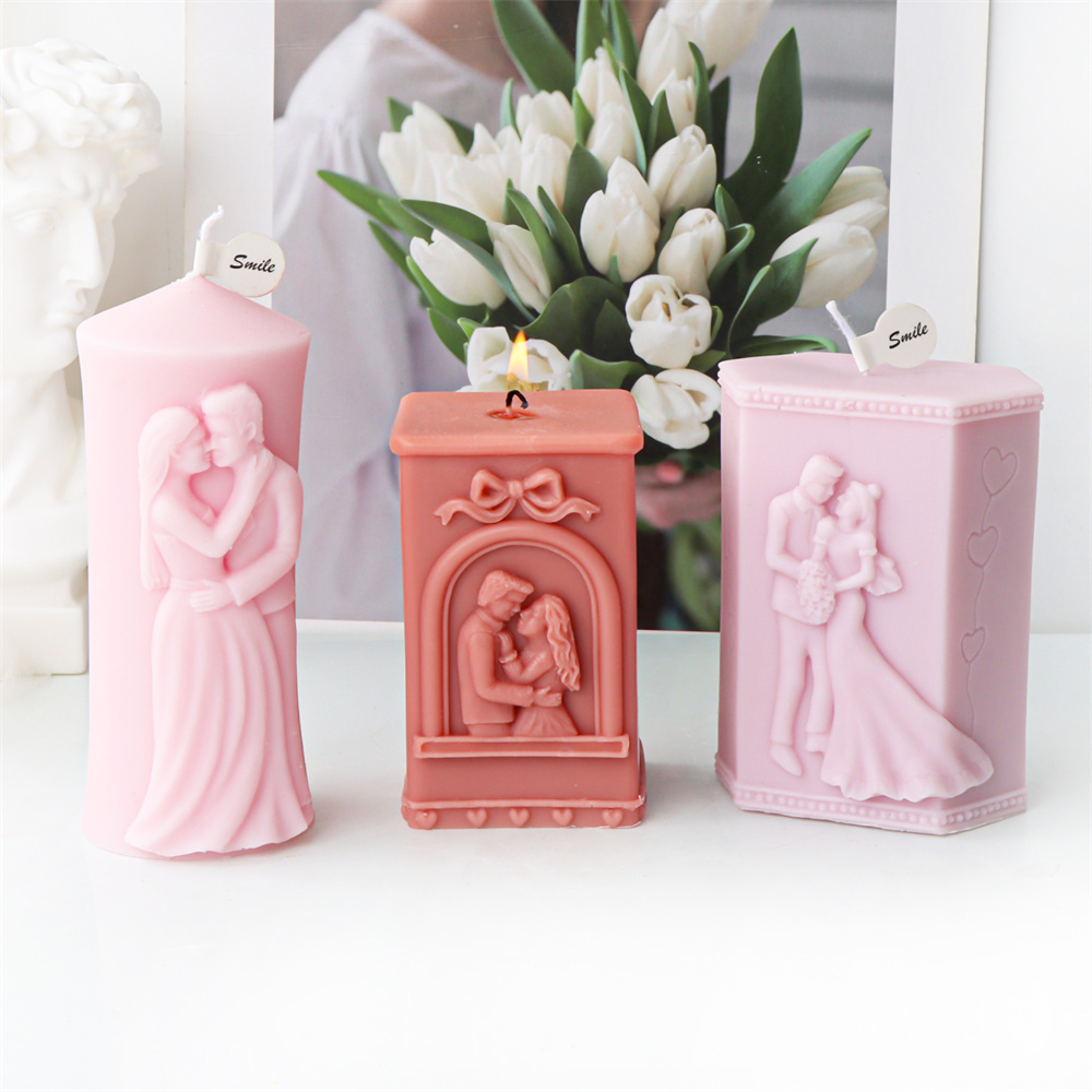 Man and Woman Pillar Silicone  - Candle Supplies Kit ulasan dan harga