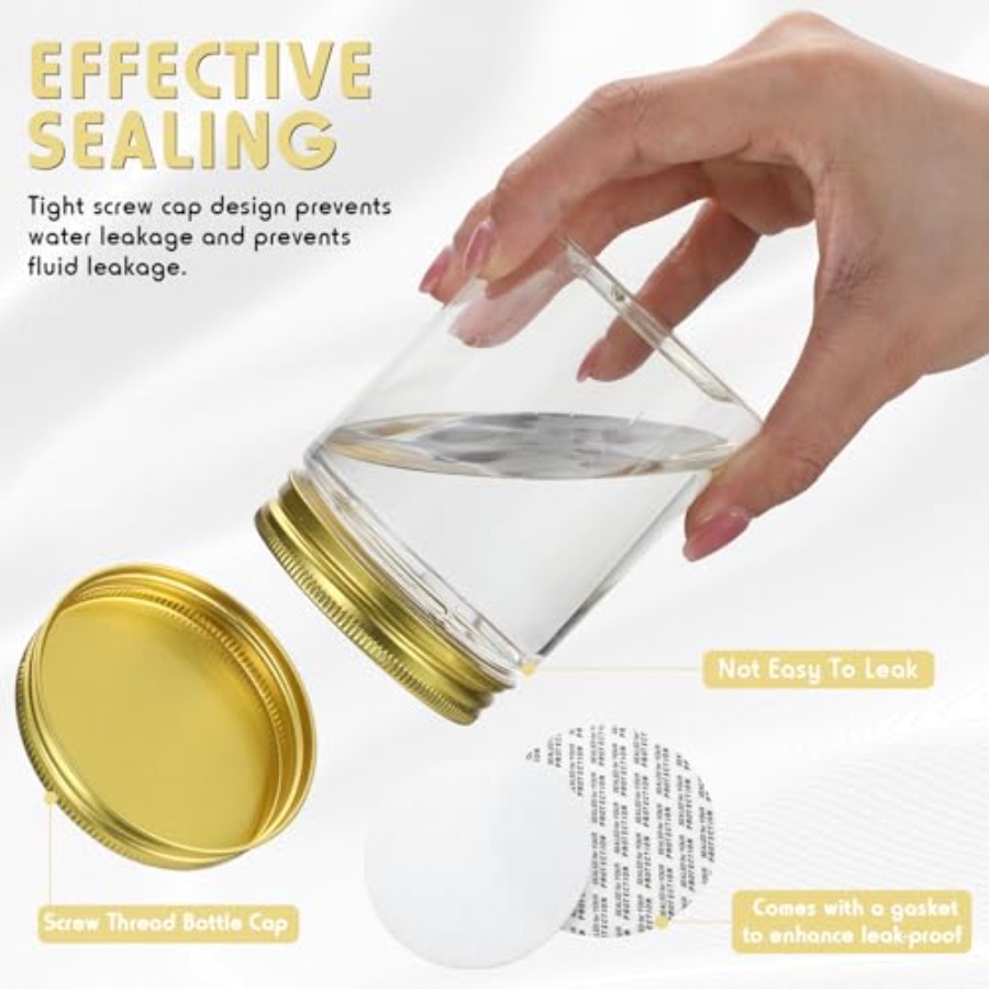 200 Pcs 8 oz Clear Plastic Mas - Mason Jar 8Oz ulasan dan harga