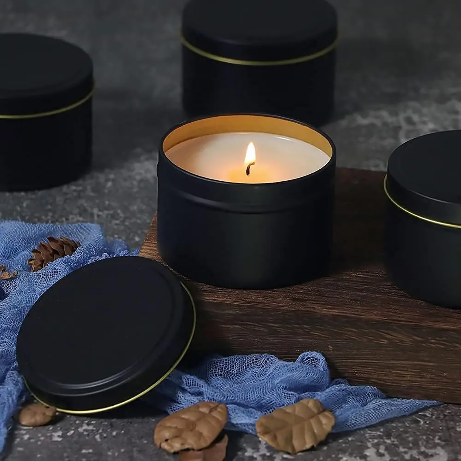 4oz/ 8oz Candle tins with lids - Mason Jar 8Oz ulasan dan harga