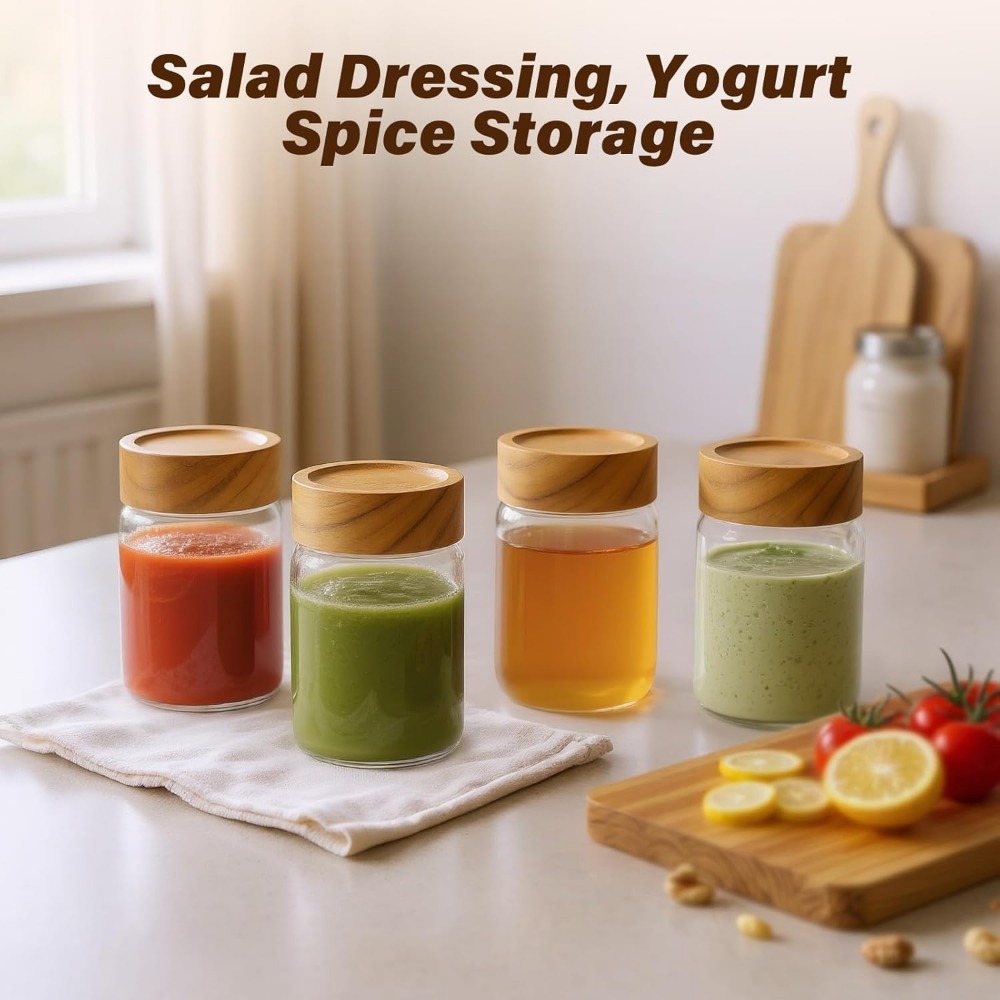 6-Pack 8oz Glass Mason Jars –  - Mason Jar 8Oz ulasan dan harga