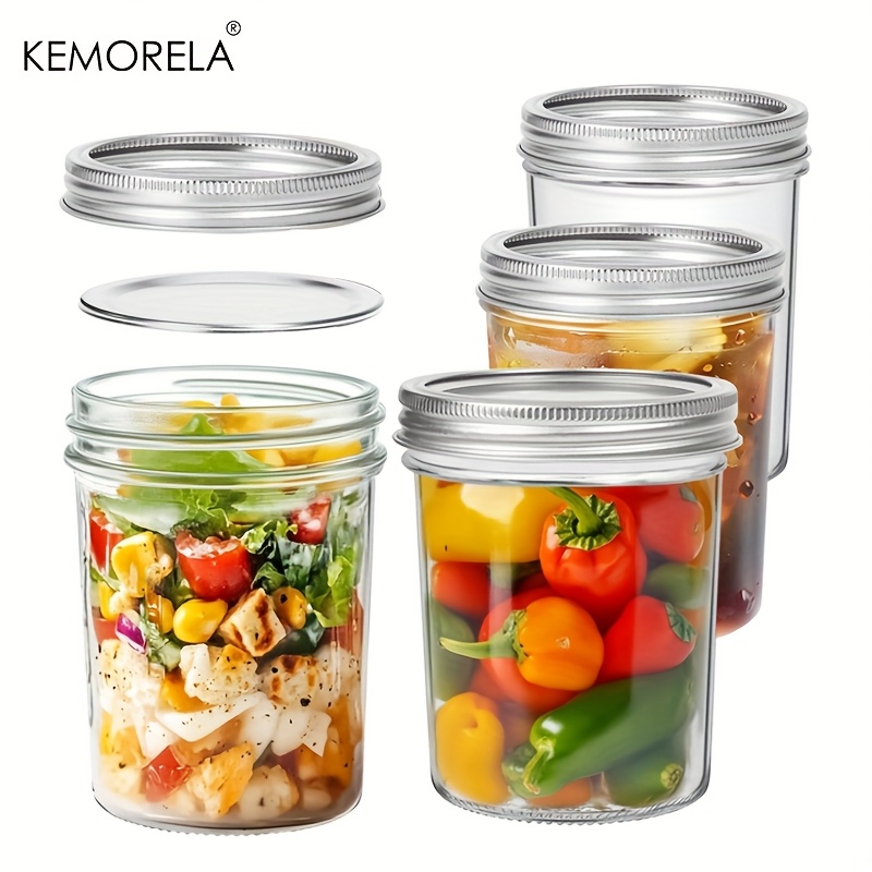 KEMORELA Mason Jars 350ML With - Mason Jar 8Oz ulasan dan harga