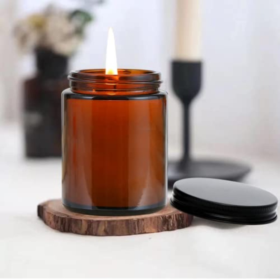 8oz Amber Candle Jars Set of 3 - Mason Jar 8Oz ulasan dan harga