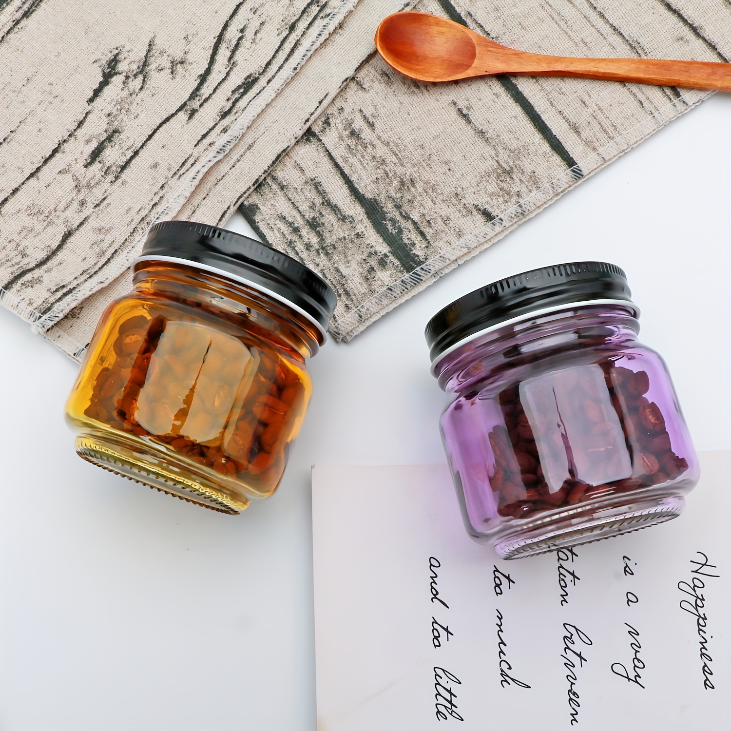 30-Piece Set of 8 oz Mini Colo - Mason Jar 8Oz ulasan dan harga